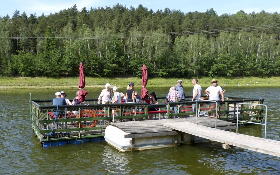 Gemeinsamer Ausflug zur Floßfahrt auf der Leubatalsperre – Juni 2019